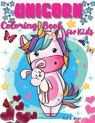 Book cover for UNICORN Coloring Book for Kids