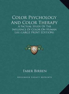 Book cover for Color Psychology and Color Therapy