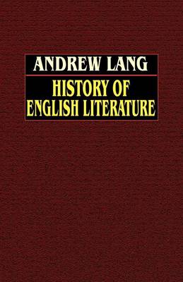 Book cover for History of English Literature from Beowulf to Swinburne