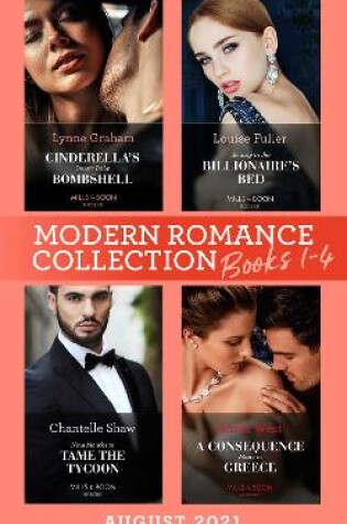 Cover of Modern Romance August 2021 Books 1-4