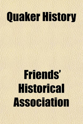 Book cover for Quaker History Volume 7-8