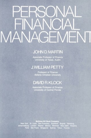 Cover of Personal Fincl Managmnt -W/B 15