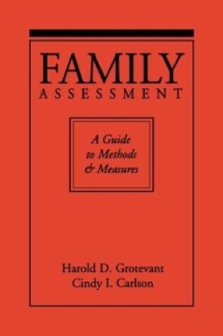 Cover of Handbook Family Assessment