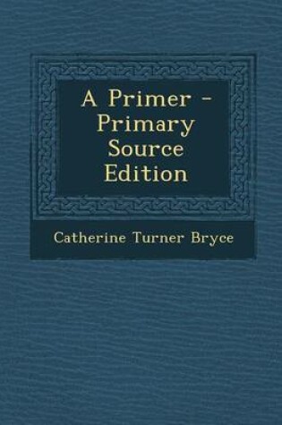 Cover of A Primer