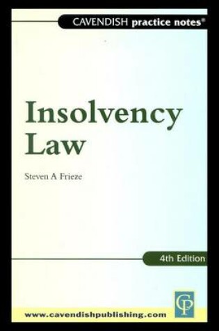 Cover of Practice Notes on Insolvency Law 3/E