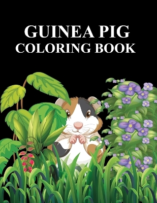 Book cover for Guinea Pig coloring book