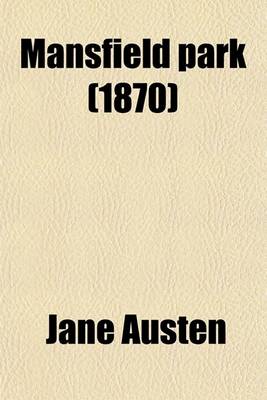 Book cover for Mansfield Park (1870)