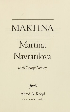 Book cover for Martina