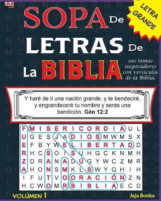 Book cover for SOPA de LETRAS de la BIBLIA, Volúmen 1