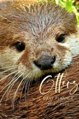 Cover of 2019 2020 15 Months Sea Otters Daily Planner