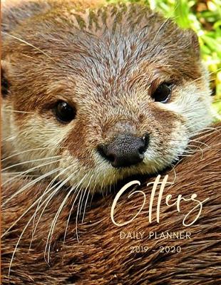 Book cover for 2019 2020 15 Months Sea Otters Daily Planner