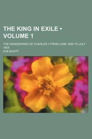 Cover of The King in Exile (Volume 1); The Wanderings of Charles II from June 1646 to July 1654