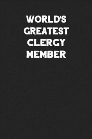Cover of World's Greatest Clergy Member