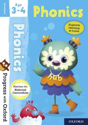 Book cover for Progress with Oxford: Phonics Age 3-4