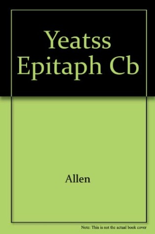 Cover of Yeatss Epitaph CB