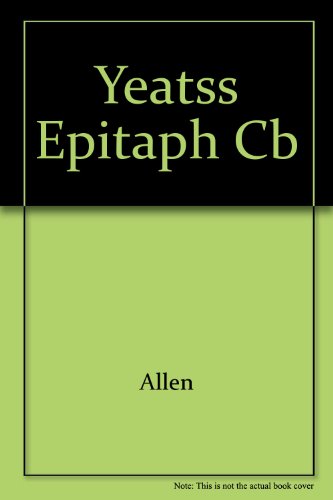 Book cover for Yeatss Epitaph CB