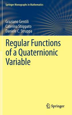 Book cover for Regular Functions of a Quaternionic Variable