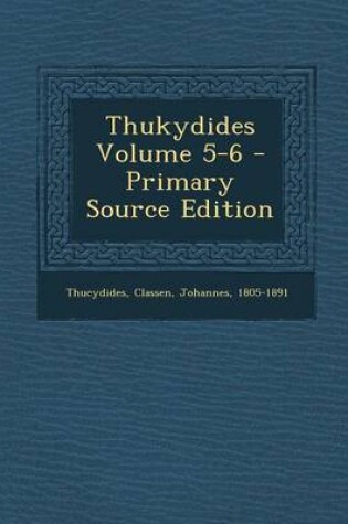 Cover of Thukydides Volume 5-6