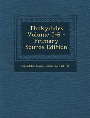 Book cover for Thukydides Volume 5-6