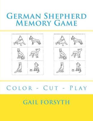 Book cover for German Shepherd Memory Game