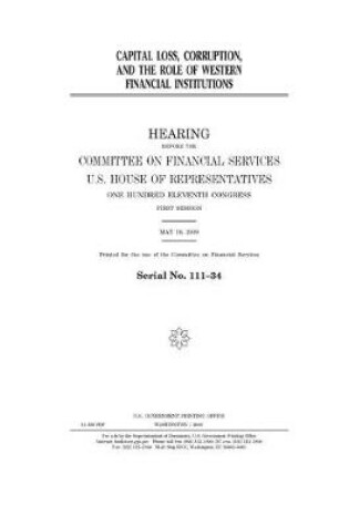 Cover of Capital loss, corruption, and the role of western financial institutions