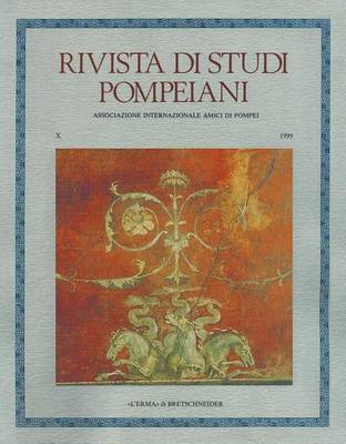 Book cover for Rivista Di Studi Pompeiani 10/1999