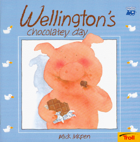 Book cover for Wellington's Chocolatey Day