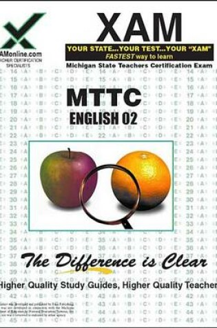 Cover of Mttc English 02 Teacher Certification Exam