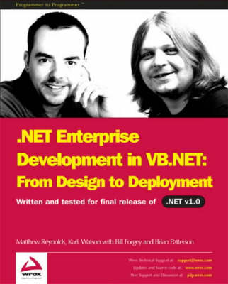 Book cover for NET Enterprise Development in VB .NET