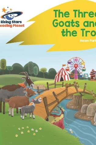 Cover of Reading Planet - The Three Goats and the Troll - Yellow: Rocket Phonics