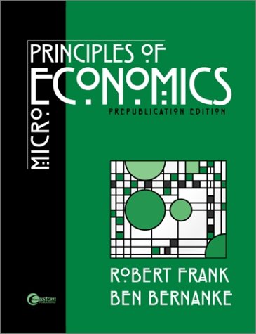 Book cover for Principles of Microeconomics ( Preliminary Edition)