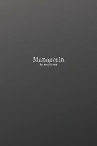 Cover of Managerin in Ausbildung