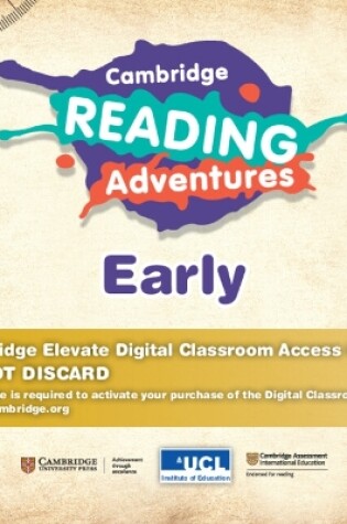 Cover of Cambridge Reading Adventures Pink A to Blue Bands Early Digital Classroom Access Card (1 Year Site Licence)