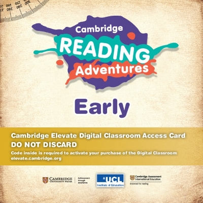 Book cover for Cambridge Reading Adventures Pink A to Blue Bands Early Digital Classroom Access Card (1 Year Site Licence)