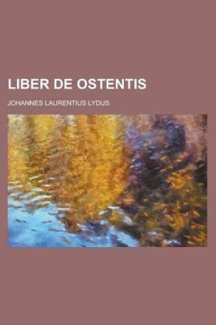 Cover of Liber de Ostentis