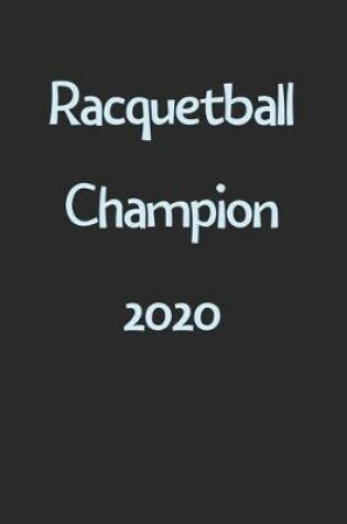 Cover of Racquetball Champion 2020
