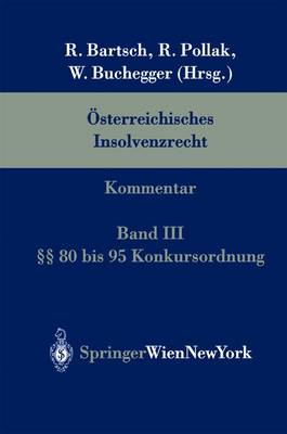 Cover of Osterreichisches Insolvenzrecht