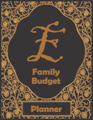 Book cover for E Family Budget Planner