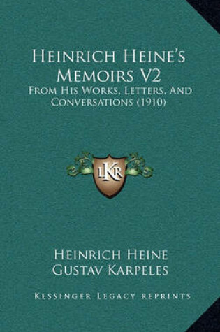 Cover of Heinrich Heine's Memoirs V2