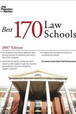 Cover of Best 170 Law Schools