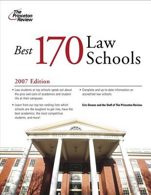 Book cover for Best 170 Law Schools