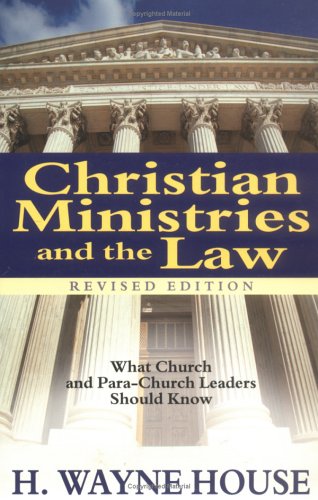 Book cover for Christian Ministries & the Law (Revised & Upd)