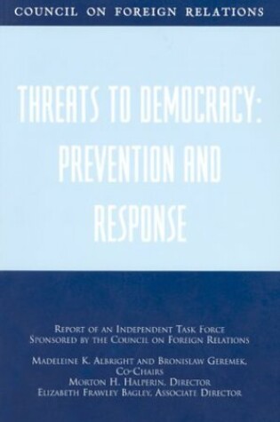 Cover of Threats to Democracy