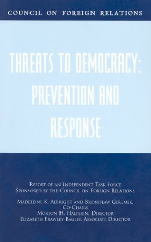Book cover for Threats to Democracy