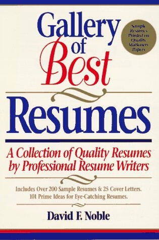 Cover of Gallery of Best Resumes