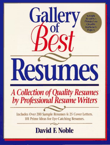 Cover of Gallery of Best Resumes