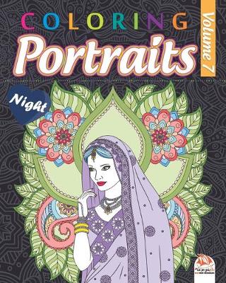 Cover of Coloring portraits 7- night