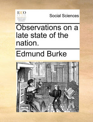 Book cover for Observations on a late state of the nation.