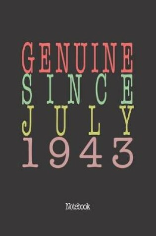 Cover of Genuine Since July 1943