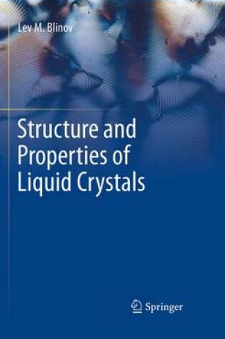 Cover of Structure and Properties of Liquid Crystals